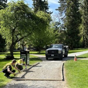 Path resurfacing and improvements in Volunteer Park!